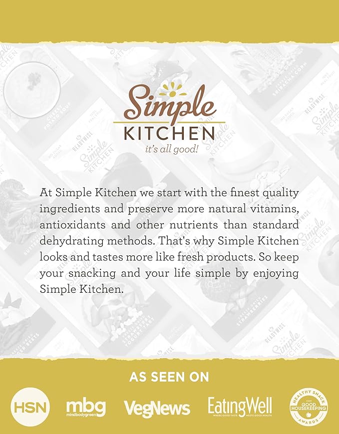 Simple Kitchen Chicken with Wild & White Rice Soup Mix - 17 Servings for Meal Prep, Gluten Free, Dehydrated & Freeze Dried Survival Food, Camping Meals, Backpacking & Hiking, Survival Kit, Pack of 4