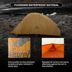 Naturehike Cloud-Up 2 Person Tent Lightweight Backpacking Tent with Footprint - Free Standing Ultralight Camping Hiking Backpack Tents Two Person Tent
