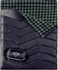 XL Queen Size 2 Person Double Sleeping Bag for Adults, Lightweight Compact with Flannel Liner & Thermolock Draft Tube, Machine Washable All Season Camping Travel
