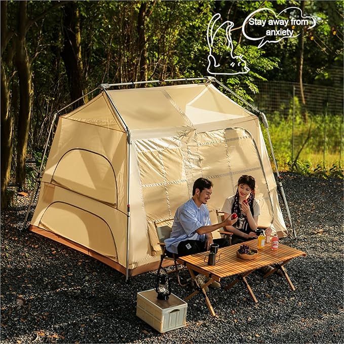 Tents 4-6 Person Camping Tent,Family Tents for Camping, Portable Camping Tent for Backpacking Hiking Backyard Outdoor