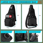 Survival Kit, Gifts for Christmas Men, Women, 251pcs Emergency Survival Gear and Supplies Equipment, First Aid Kit with Crossbody Bag, Camping Essentials for Earthquake, Hiking, Outdoor Adventure