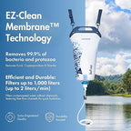 Katadyn Gravity BeFree 3.0L Water Filter, Fast Flow, 0.1 Micron EZ Clean Membrane Personal Small Group Camping, Backpacking Emergency Preparedness, Clear, 8020470