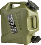 Water Container Water Jug with Spigot with (3.2-5) Gallons Portable No Leakage for Camping,Vehicle, Car, Hiking, Hurricane Supplies RV