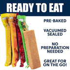 SOS Food Lab Emergency Food Bar (9 Energy Bars, 9 Assorted Flavors) - 400 Calorie, Low Sodium, Nutrient Dense Millenium Bar - Ready to Eat, 5 Year Shelf Life Survival Food for Disaster Preparedness