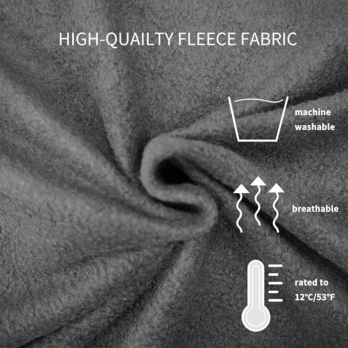 Mountainlodge Ultralight Fleece Sleeping Bag Liner,Mummy Sleeping Bag Liner with Hood and Stuff Sack Suit for Camping,Travelling and Hiking in All Seasons