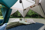 Coleman Polygon 5, Large 5-Person Tent with 360° View, 5 Man Family Tent, Sturdy Steel Pole Construction, Easy to Pitch, 100% Waterproof Camping Tent.