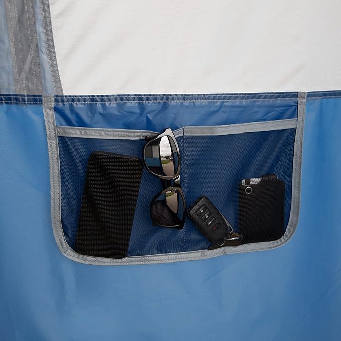 E-Z UP Camping Cube Sport, Converts 10' Angled Leg Canopy into Camping Tent