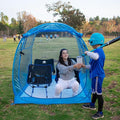 All Weather Proof Pod Sports Tent,Outdoor Weather Tent Sports Pod Pop Up Shelter with Sealed Floor,2-4 Person Clear Tent for Sport Event,Camping,Fishing 8 Sizes & Multicolor
