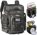TOURIT 30L (42 Cans) Tactical Cooler Backpack – Military-Grade Insulated Back Pack with 16H Ice Retention, Leakproof Multi-Pocket Cooler Bag for Camping & Hiking, Featuring DIY Hook & Loop Panel