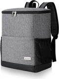 Insulated Cooler Backpack Outdoor - Leak Proof Backpack Cooler 30 Cans, Waterproof Lightweight Cooler Bag for 12h Hot/Cold Retention - Soft Cooler for Travel, Camping, Beach, Lunch