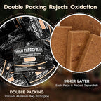 PEAK4RATION High Energy Bar | Compact Compressed Food Bar - Caramel Cinnamon 6864kcal | Long Shelf-Life Emergency Food Ration - 6 Day Package 1.5kg (6x250g Box) | Survival Preparedness Food Bar for Outdoor Camping, Crisis, Earthquake, Wildfire, Home Pr...