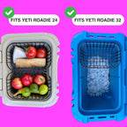 Above Sea Level Cooler Basket for YETI Roadie 24 and YETI Roadie 32 - Wire Dry Goods Tray for YETI Roadie Ice Chests - Compatible with Roadie 24 Accessories