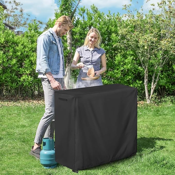 2 Burner Stove Cover Fit for Camp Chef EX60LW Explorer, Outdoor Camping Stoves Covers Propane Gas Stove Cover, for Camp Paito RV -(34x14x29 inch)