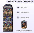 Camping Sleeping Bags, Lightweight Waterproof Sleeping Bag and Compact with Compression Sack for Outdoor