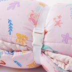 Bunnikins & Clover Toddler Nap Mat with Removable Pillow, Nap Mats for Preschool, Easy Clean Toddler Nap Pad for Kindergarten, Kids Sleeping Bag for Travel Camping