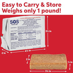 SOS Food Lab Emergency Food Bar - 2400 Calorie Ration (5 Pack Shortbread Cookie) - 2 Day/48 Hour Ready to Eat Supply for Camping, Hiking, Disaster Preparedness - 5 Year Shelf Life Energy Survival Food