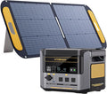 VTOMAN FlashSpeed 1000 Solar Generator 1000W/828Wh with 110W Solar Panel - LiFePO4 Battery, Expandable to 2376Wh, IP67 Waterproof Solar Charging for Extended Off-Grid, Home Backup, Camping, RV