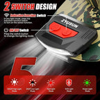 4-Pack Rechargeable Cap Light,Portable headlamps,Clip on Hat with Motion Sensor,Lightweight IPX4 Waterproof,Night Vision LED Lights for Hunting Fishing Camping Hiking Cycling