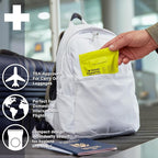 Travel Essential Medicine First Aid Kit I Bonus Medical Supplies I TSA Compliant Mini Size Medkit for Traveling Camping Trips Individually Packed 64 Tablets (Refill Pack)