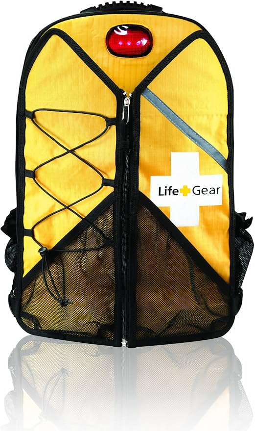 Life Gear Wings of Life Emergency Survival Kit - Disaster and Emergency Preparedness Bug Out Bag, 3 Day (72 hour) Kit Food, Water, First Aid and Tools For 1 Person
