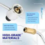 BlueStars Upgraded 5430 Gas Stove Pressure Regulator Replacement for Coleman Propane Stoves Grills, Fold N Go Stove Accessories - Maintains Stable LP Gas Flow, NOT Compatible with Roadtrip LXE Grills
