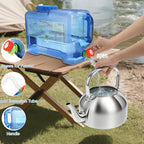 ZOOFOX 3.17 Gallon Water Jug with Spigot, BPA Free Water Container, No Leakage Portable Emergency Water Tank for Outdoor Hiking Camping Picnic Supplies