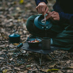 Naturehike Ultralight Folding Camping Table, Set up in Seconds, Aluminum Beach Compact Backpacking Table with Carry Bag for Hiking Picnic, 12.2" x 8.3"
