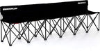QUICKPLAY PRO Portable Folding Bench – Available in 4, 6, and 9 Seats & 6-Seat Shelter | Heavy-Duty, Fast Set-Up Seating for Sports, Camping, and Outdoor Activities
