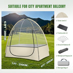 Sports Tent with 4-Side Clear PVC, 1-3 Persons All Weather Bubble, Instant Sun Rain, No Condensation, Spacious Interior, Ultra Visibility, for Sports Events Camping Fishing Cheering