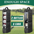 Golf Cooler Bag Golf Cooler Sleeve - Holds 6 Beer Cans or 2 Wine Bottles Cold Golf Accessories Gifts for Men Dad Husband, Insulated Beer Cooler for Golfing, Beach Days, Picnic