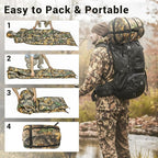 Wearable Sleeping Bag Adult Outdoor & Indoor Sleeping Bags Applicable Temperature 25℉-50℉ Designed for Camping, Hiking, Backpacking, and Other Outdoor Adventures