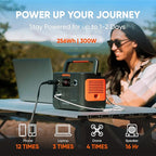 Jackery Solar Generator 240 v2 and 40W Mini Solar Panel, 256Wh LiFePO4 Battery, 300W AC & 100W USB-C Output, Ultra Fast Solar Charging for Outdoors, Camping, Travel & Emergencies (Renewed)