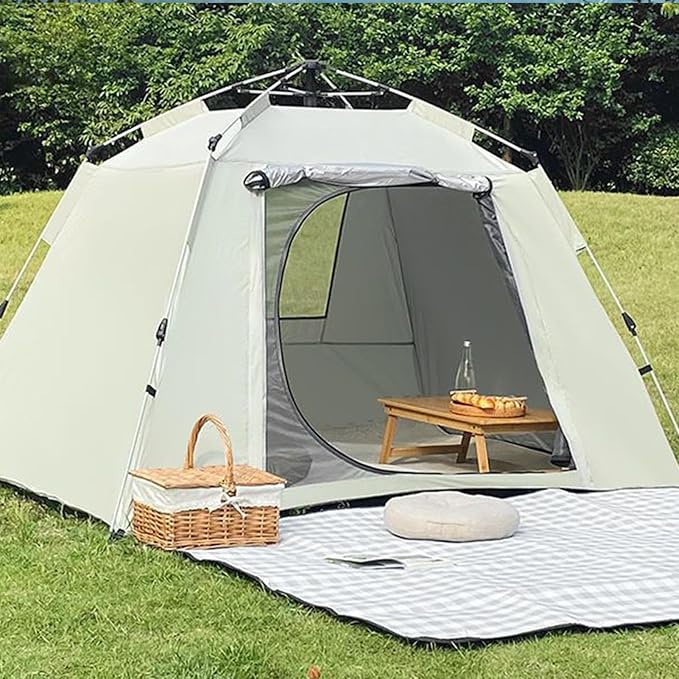 Genérico Camping Tent | Wide and Easy to Set Up Quick - Family Tent for Outdoor Activities, for Adults Teenage Couples on Picnic Hiking Mountaineering and