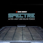 Dark Energy Spectre 18W Folding Solar Panel with Water-Resistant Molle Travel Bag for Electronics | Charge Any Device, Anywhere, Anytime via Solar Panel or Signature Series Wall and Car Adapters