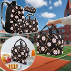 Kids Basketball Backpack 4 Piece Set with Lunch Box and Water Bottle Bag Boys Backpack 6-10 10-12 Years Old Kindergarten Elementary Middle Lightweight Camping Mochilas Escolares Para Niños