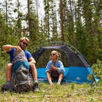 Kelty Ashcroft Camp Tent - 1, 2 or 3 Person Camping Shelter with Full Coverage Rainfly, Lightweight Aluminum Poles, Camping Backpacking Festival Shelter