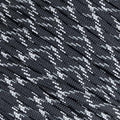 Fluorescent Reflective 550 Type III Guyline Tent Rope Camping Survival Cord High-Visibility Paracord (Reflective and Glow in The Dark Black, 25 Feet)