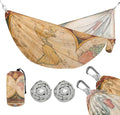 Retro Vintage Map Camping Hammock Hanging Hammock for Camping Travel Accessories