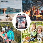 Cooler Backpack Leakproof Backpack Cooler Insulated Lunch Cooler Bag 30 Cans Camping Coolers for Beach Camping Hiking