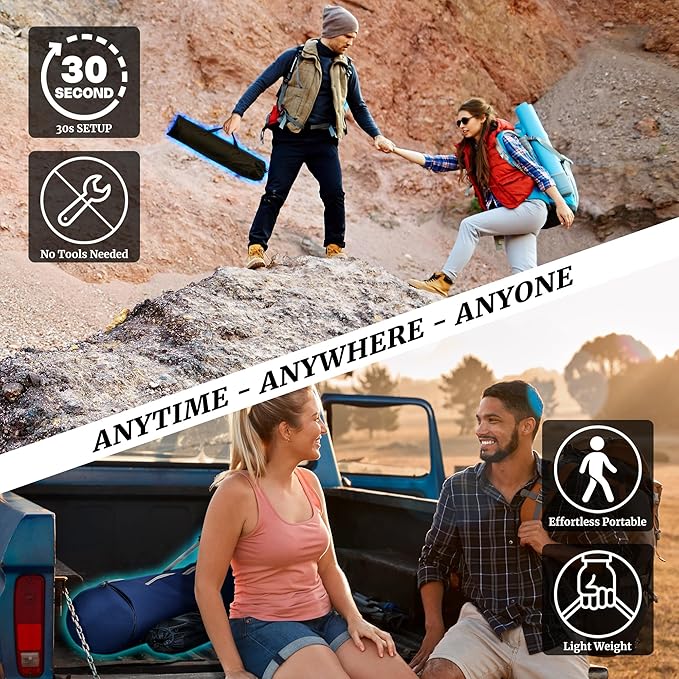 Tranquillo Combo x2 Hammocks with Stand for Outside & Tree Straps, Heavy Duty Hammock with Stand 600lbs for Indoor Outdoor Patio Backyard, x2 Hammocks for 2 Person (Combo - Peacock, Medium)