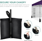 Best Choice Products 10x10ft Pop Up Canopy Tent with Sidewall, 1 Person 1 Minute Set Up, Carry Case, 4 Weight Bags - Amethyst Purple