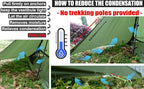 1 Person Trekking Pole Tent for Backpacking - Ultralight Backpacking Tent, Waterproof Hiking Tent for Camping, Lightweight Camping Tent for Scouts, Trekker(NO Trekking Poles)