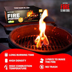 400 pcs Fire Starter - Natural Fire Starters for Campfires, Fire Pit, Pizza Oven, Fireplace, Smoker, BBQ, Pellet Stove & Wood - Fire Starters for Grill, Charcoal Starter