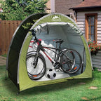 78.8 x 31.5 x 65 in Foldable Bicycle Tent, Outdoor Aluminum Alloy Bracket Bicycle Storage shed, Portable Thick Waterproof Fabric, Neat Tent Bicycle Cover, Storage of 2 Bicycles or tricycles
