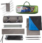 Coleman Montana Camping Tent, 6/8 Person Family Tent with Included Rainfly, Carry Bag, and Spacious Interior, Fits Multiple Queen Airbeds and Sets Up in 15 Minutes
