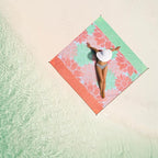 Beach Blanket Waterproof Sandproof Extra Large Beach Mat 79" X 83"/120"x108"for 1-8 Adults Quick Drying Durable Outdoor Picnic Mat for Beach Travel Camping Hiking