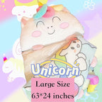 Sleeping Bag for Kids, Preschool Nap Mat, Toddler Sleeping Bag with Pillow for Daycare, Ages 3+, Large Size