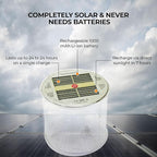 ByteX Solar Rechargeable Inflatable LED Lanterns 90 Lumens, Waterproof, USB Charging, Ideal for Camping, Backpacking, Emergencies, Lightweight, Portable, Durable Lanterns for Outdoor Adventures