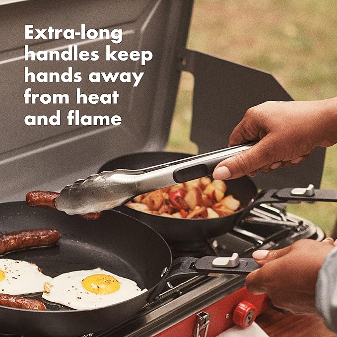 OXO Outdoor Camp Stove Tongs with Bottle Opener - 10.5 Inches