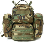 Akmax MOLLE II Medium Rucksack Military Tactical Backpack with Detachable Side Pouches & Upgraded Frame for Enhanced Comfort